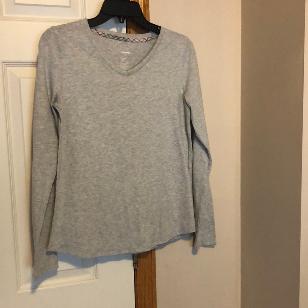 Grey pajama shirt